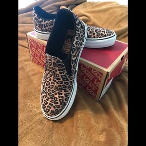 Vans Asher Deluxe Cheetah Print women’s shoes